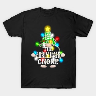 The Curly Hair Gnome Christmas Matching Family Shirt T-Shirt